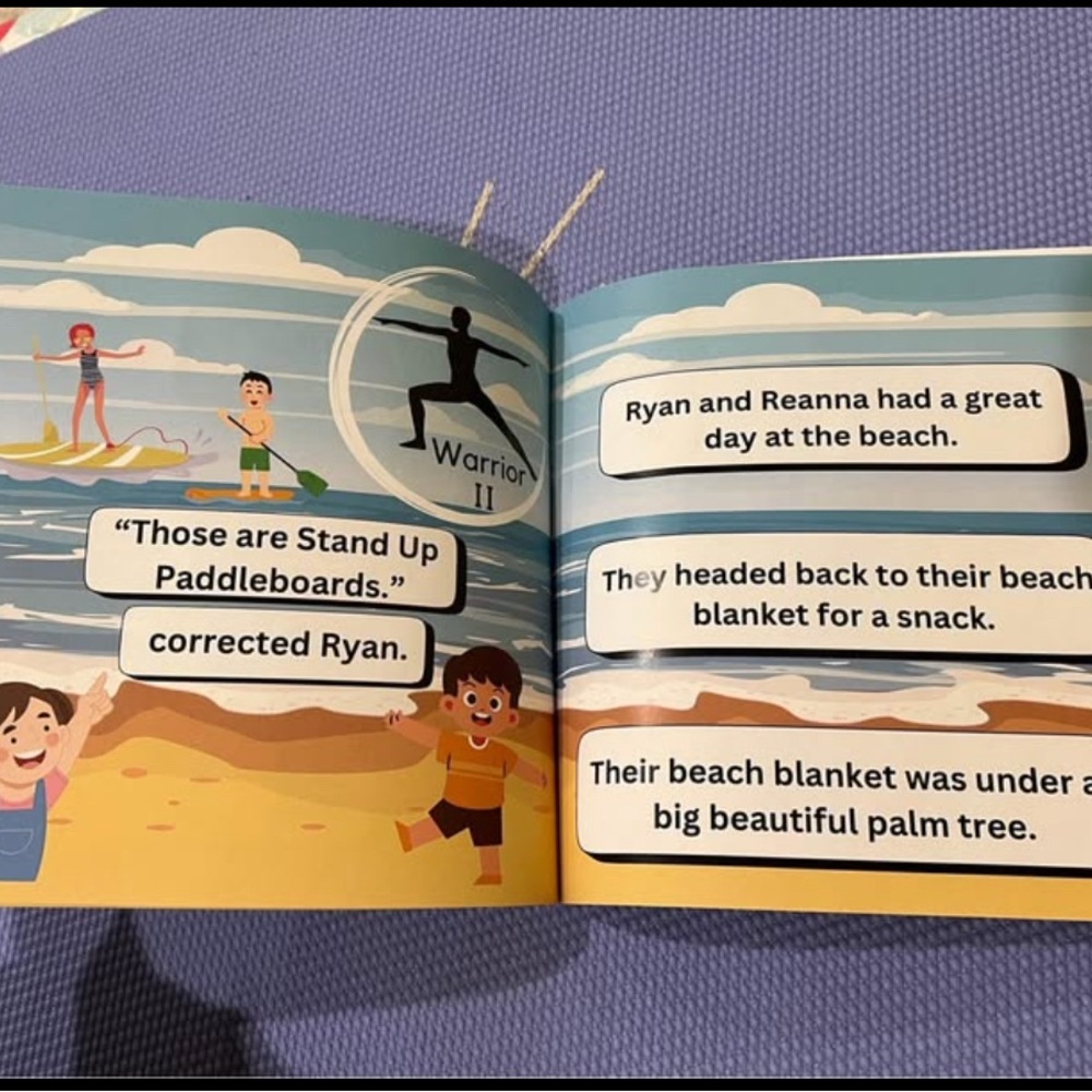 Children’s Yoga Book written by me
